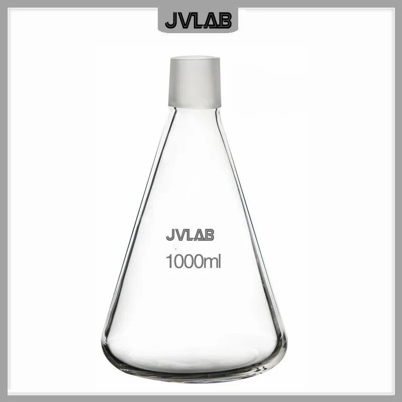 frasco de 1000 ml para conjunto de filtro a vacuo aparelho de filtragem de laboratorio acessorios frasco triangular de produtos vidreiros de laboratorio 250 ml 500 ml 01