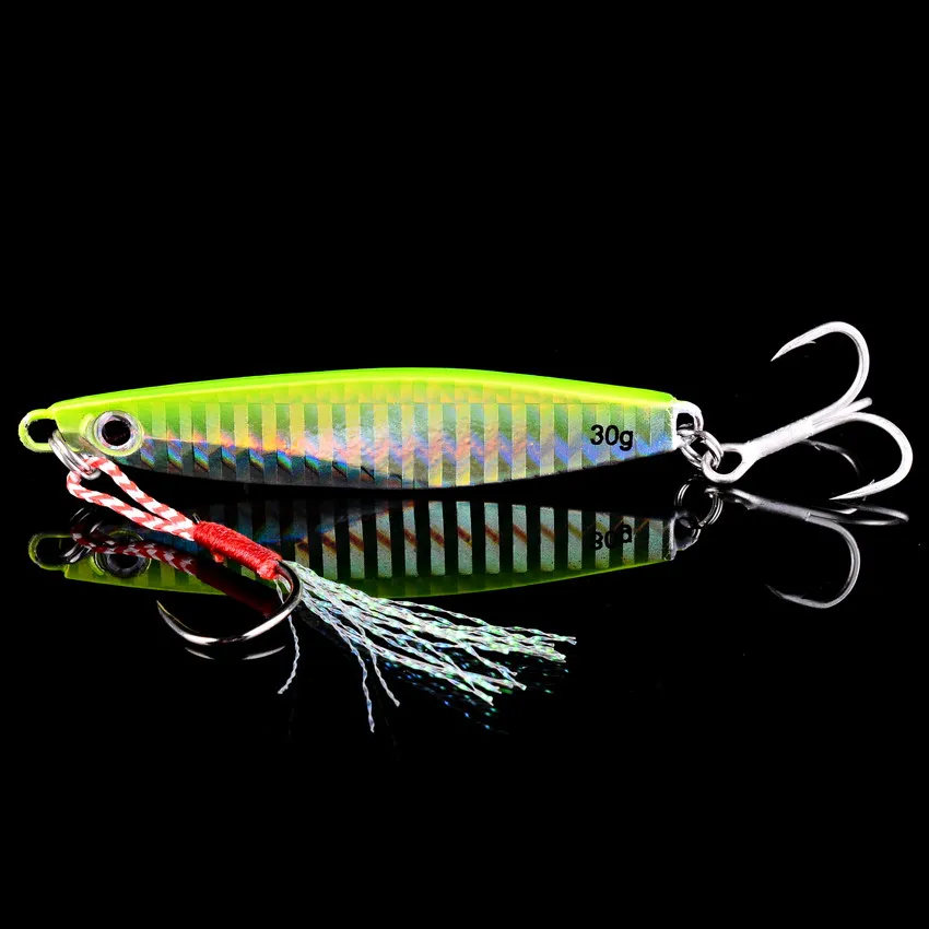 Leurres de pêche verticaux en métal pour bar, truite, brochet