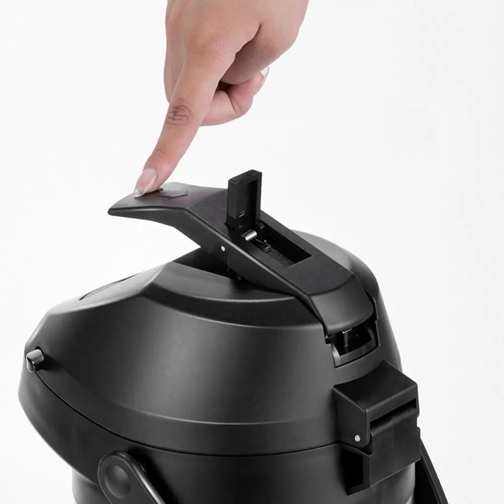 

Stainless Steel Airpot Coffee Pot Press-type with Pump Thermos Kettle Insulated Large Capacity Water Dispenser Camping