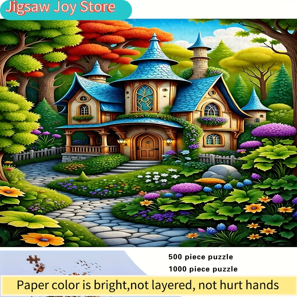 500 or A Adult Puzzle for Adults - Challenging Large 500/A with Complex Patterns, Family Game Night for /Christmas/Holiday Gif