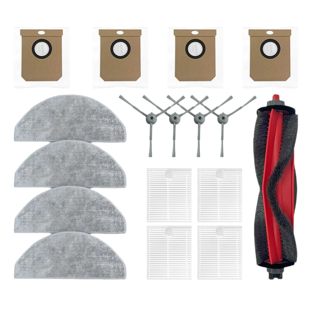 

【SHOP JOURNEY】Запасные части для Deerma S30/DEM-S30: основная и боковые щетки, фильтр, тряпка для мытья полов, мешок для сбора пыли