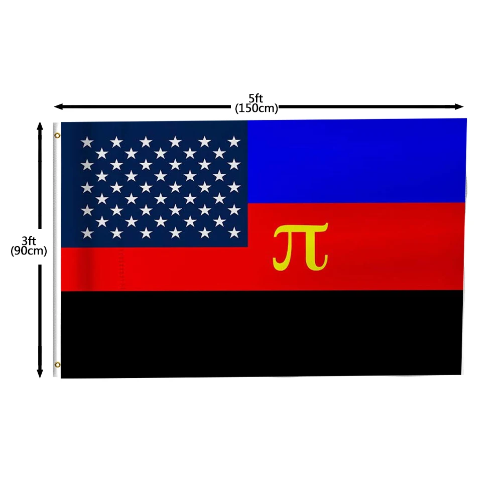 Flagnshow 100% Polyester Gay Pride US Polyamory Flag