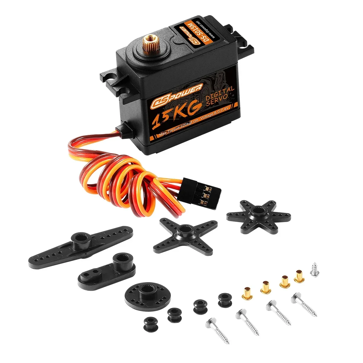 DSpower 21g 25g 2kg 6kg 9kg 15KG Waterproof Digital Servo Metal Gear Servos for 1/8 1/10 1/14 1/16 RC Car Helicopter Boat Parts