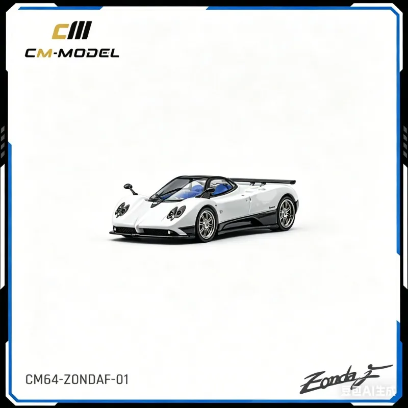 

CMmodel 1: 64 Pagani ZondaF alloy die-cast simulation static car model, an adult high-end collectible display item, a boy's toy.