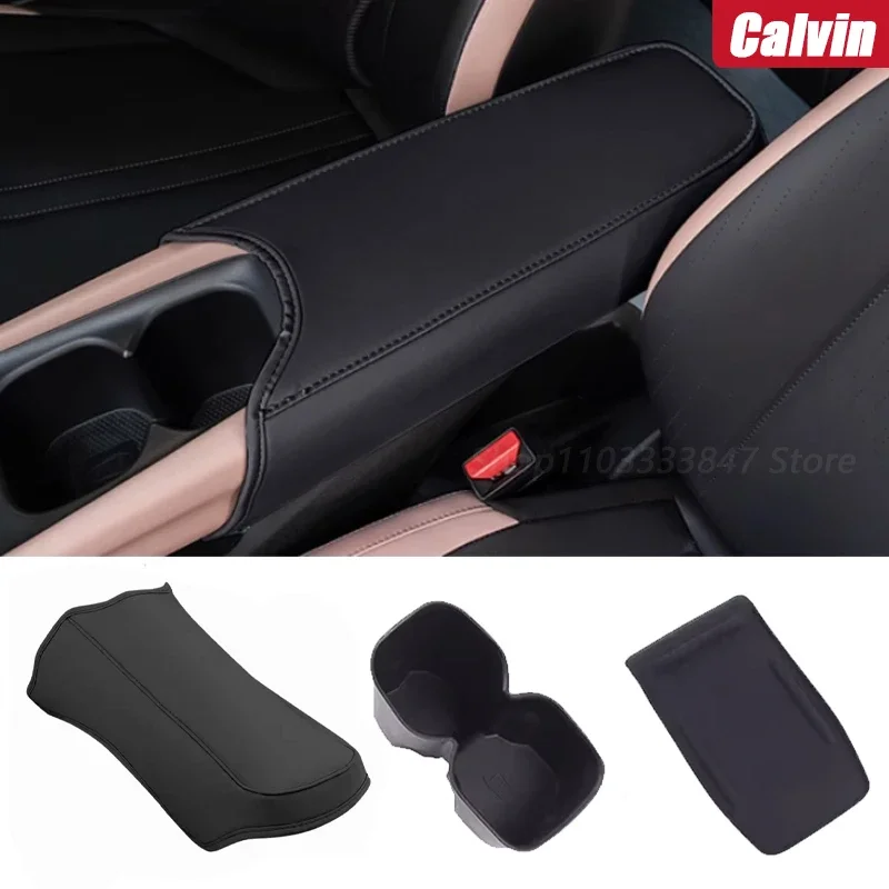 For BYD Seagull  Car Interior Set Cup Storage Box Wireless Charging Mat Center Armrest Protective Cover Refit Parts Accessories