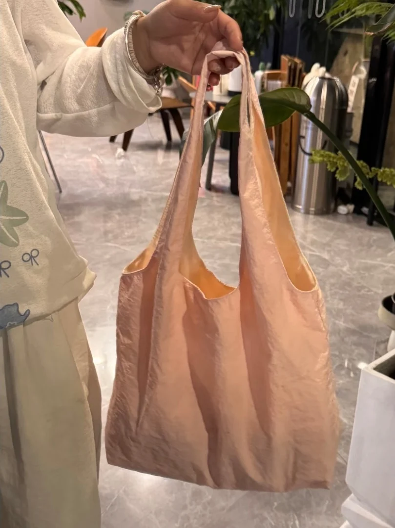 bolsa-tote-de-lona-rosa-feminina-de-ombro-unico-commuter-grande-capacidade-diversa-bolsa-de-transporte-pequena-2025-novo-sle-casual-simp