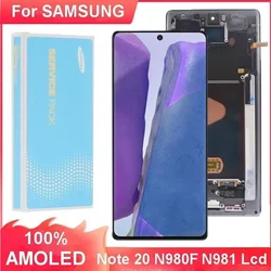 AMOLED Note20 LCD do Samsung Galaxy Note 20 Ekran N980 N981 N980F N981F N980U N981B/DS Wyświetlacz LCD Dotykowy Digitizer Zespół