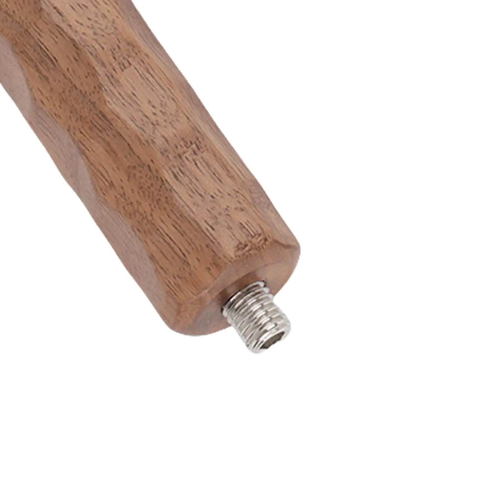 D9 Coffee Machine Wooden Handle Threaded Handle Natural Wood Texture Coffee Cup Machine Replacement Accessory Espresso Walnut