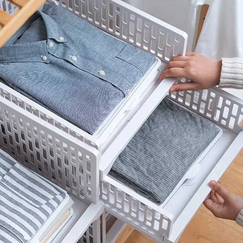 Stapelbarer Kleider schrank Schubladen schrank Organizer Schublade Kleider schrank Aufbewahrung sbox Regale Kunststoff Trennwände Lager regal