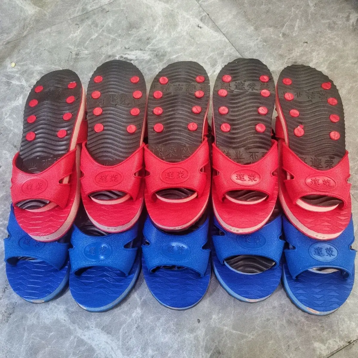 

Taiwan SooRong Slippers Indoor Anti-Slip Wear-Resistant Men's Women's Flat Sandals Summer Home Comfortable Breathable Flats