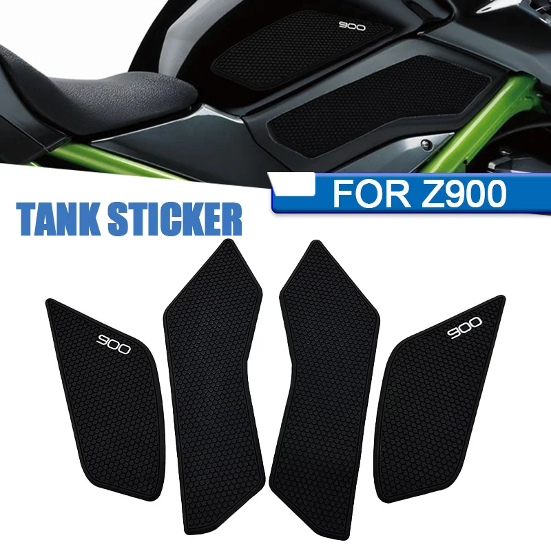

For Kawasaki Z900 SE Z 900 z900 z 900 2017 2018 2019 2020 2021 2022 2023 2024 Motorcycle Non-slip Side Fuel Tank Rubber Sticker