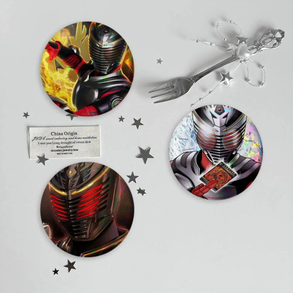 KaMENes Rider R-RyukiS x Knight Brooches Cartoon Badge Pins Backpack Hat Accessories Friend Gift