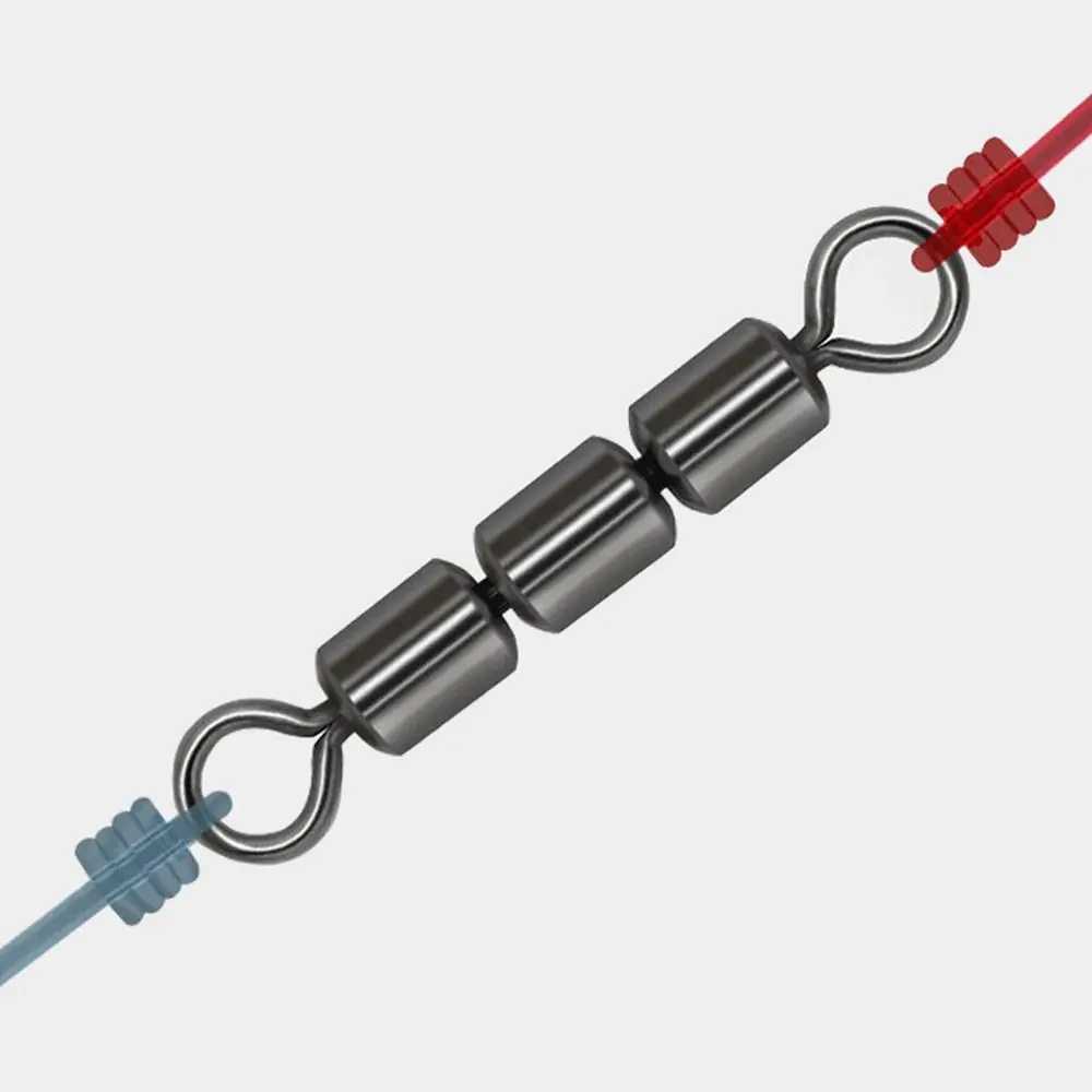 Swivels Giratorios De Pesca De Alta Resistencia – Acero Inoxidable Con Rodamiento De Bolas – Agua Salada Y Dulce – 30lbs A 156lbs – Anillos Partidos Incluidos