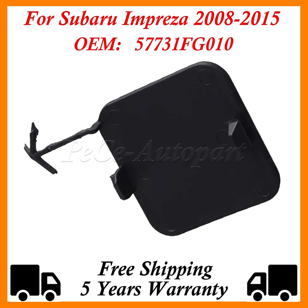 Rear Bumper Towing Hook Cover Trim Cap For Subaru Crosstrek / XV 2012-2017 For Impreza Hatchback Cover Shell Lid 57731FG010