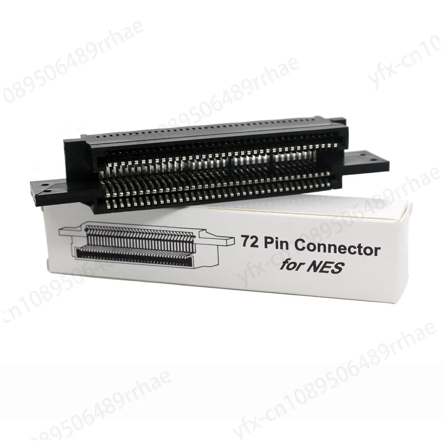 100pcs  Slot Connector for N-E-S 72 Pin Replacement Repair Parts G-ame C-artridge