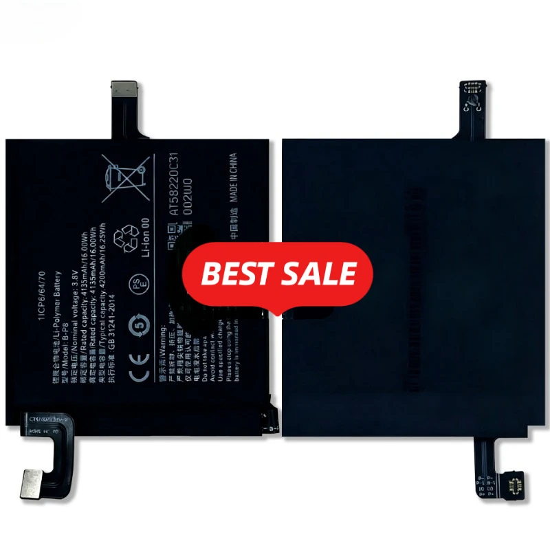B-P8 for VIVO X60Pro +/X60 Pro Plus Phone Battery 0 Cycle High Capacity Battery Replacement Bateria Grade A Cell with Tools