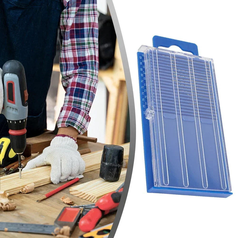 الدقة الحرف مجوهرات ساعة إصلاح مايكرو لقمة ثقب مجموعة 20 قطعة صغيرة HSS بوصة مثقاب مجموعة في صندوق مصمم خصيصا #3