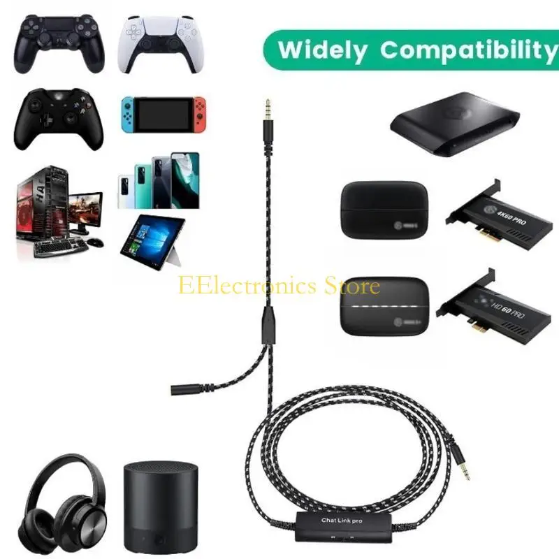 

B03C Enhanced Experience Chat Link Кабель для HD60 HD60S HD60S + HD60 4K60 Кабель для наушников Стабильная передача 270 см