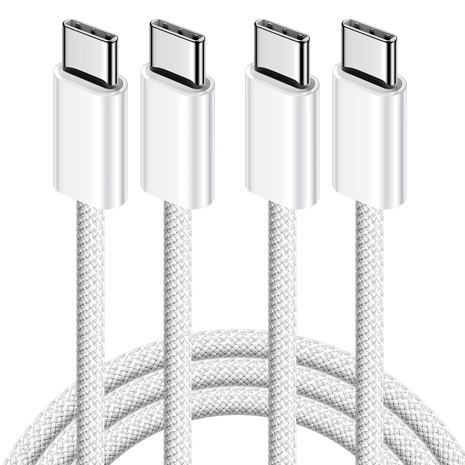 60W PD Type C to Type C Cable Data Line For Iphone 15 16 17 18 Samsung  Fast Charging USB C to C Cable Type C Data Charger 1m2m