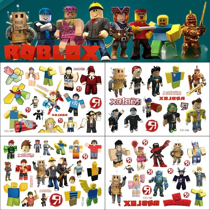 

New Roblox DIY Stickers Anime Cartoon Reunion Phone Case Decorate Accessories Study Supplies Birthday Gifts