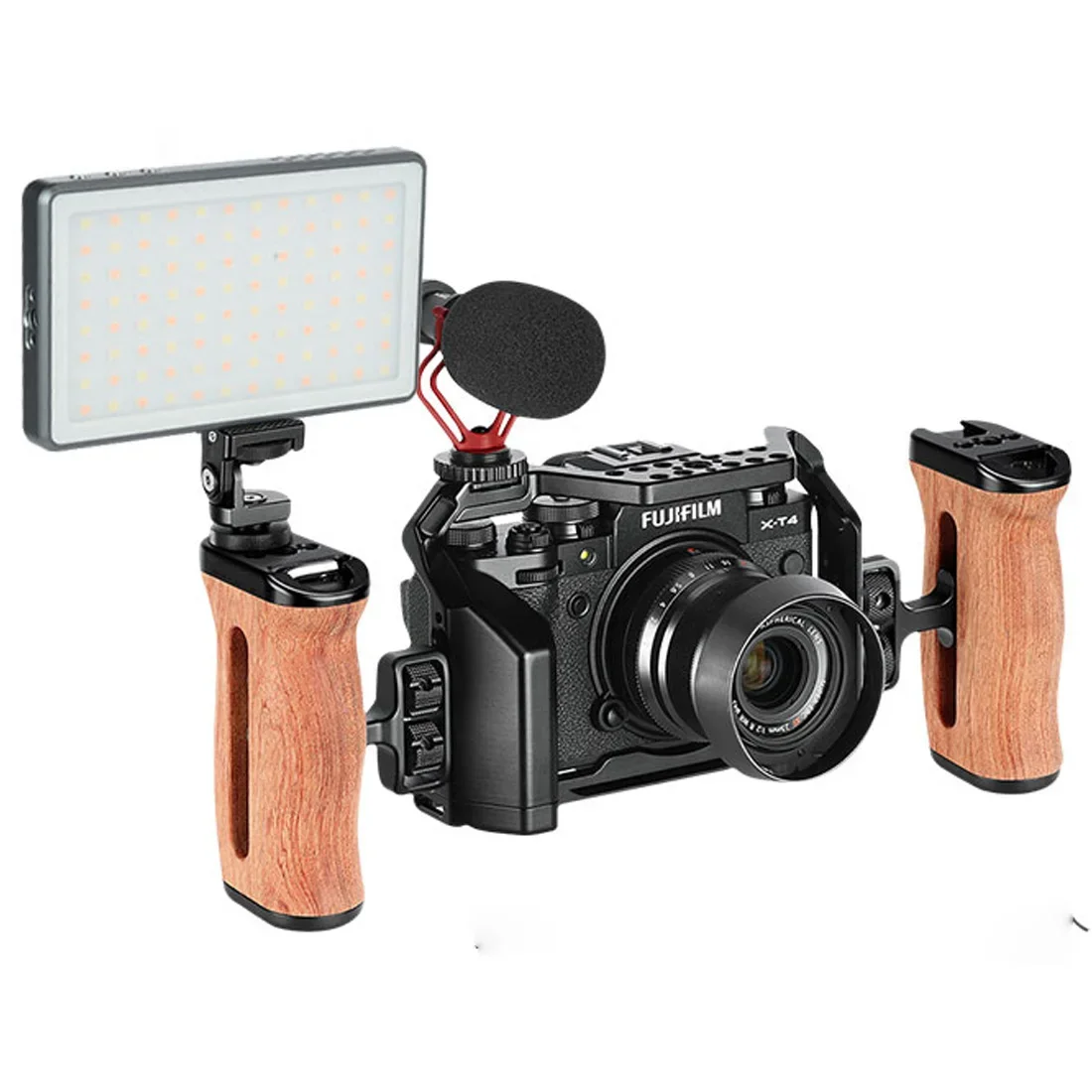 Topcine Universele Camerakooi Houten Handvat Aan De Zijkant, Voor Video-Rig Video-Grafie Accessoires Mobiele Filmbeugel