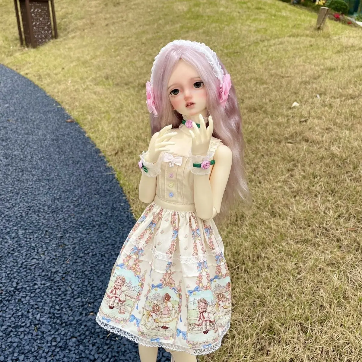 1/6 1/5 1/4 1/3 Doll's Clothes for 30/36/45/60cm Bjd Doll Princess Dress Set Toys Dress Up Play House Doll Accessories, No Doll