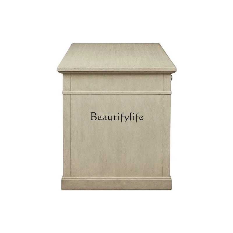American country solid wood desk French retro study office desk simple furniture