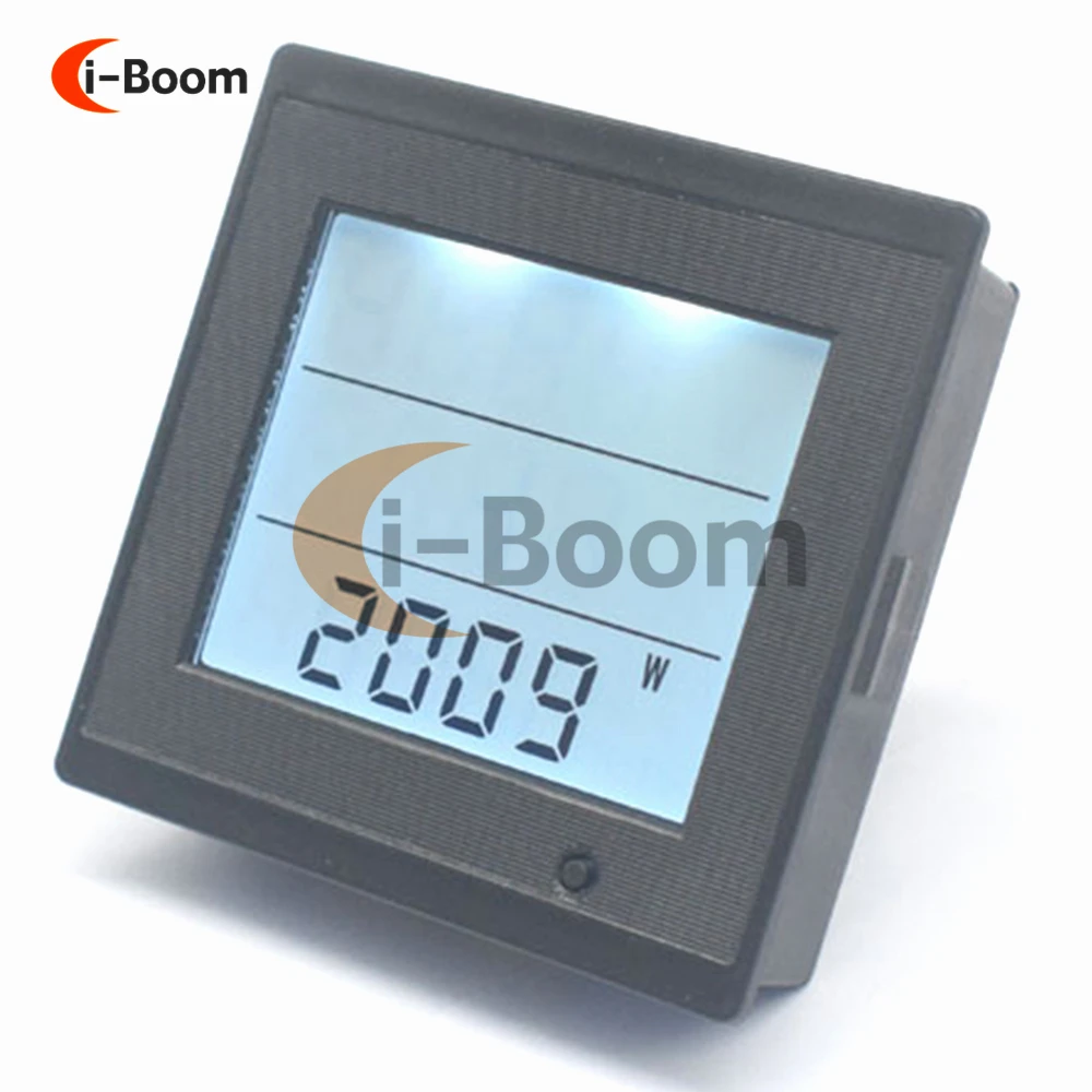 220V 20A AC Elektrische Energiemeter Digitale Display Spanningsstroommeter Power Detector LCD Voltmeter Wattmeter Tester 80-300V