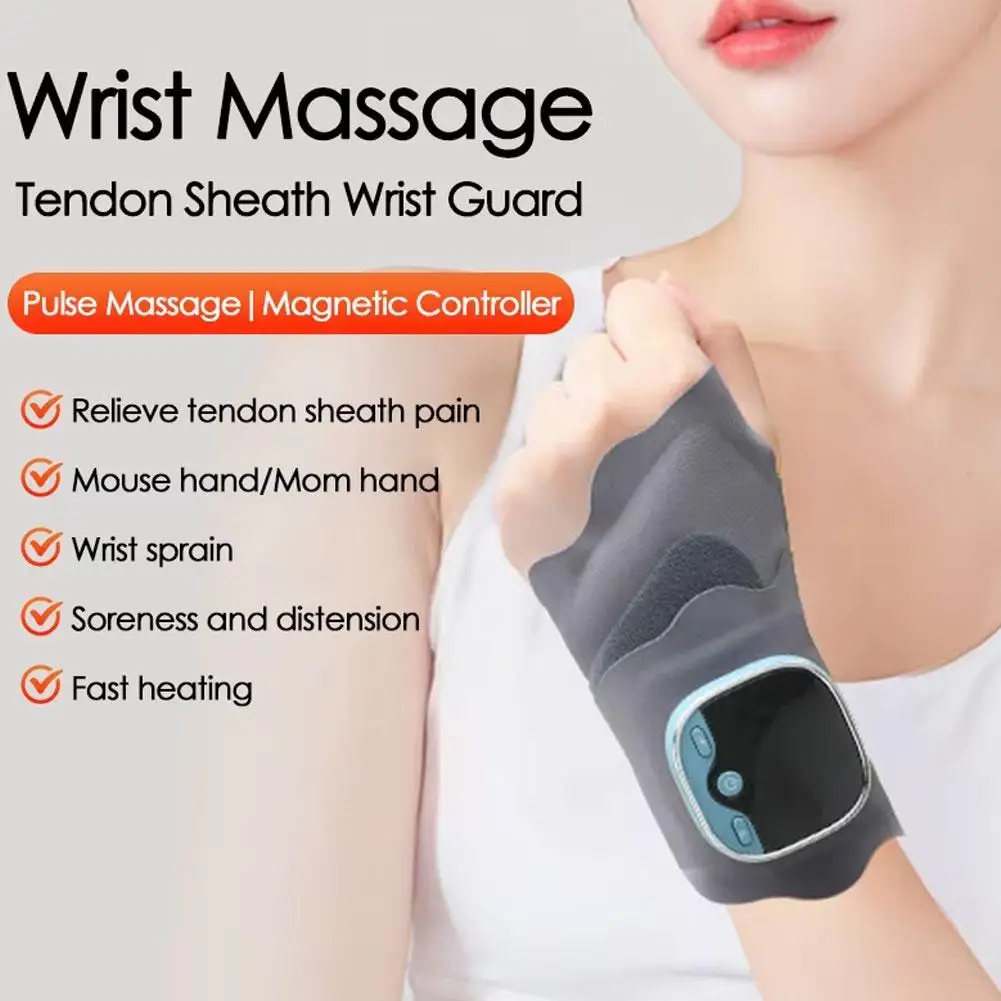 

Wrist Massager Electric Heated Wrist Brace Heating Hand Massager Wrist Guard Band For Arthritis Carpal Tunnel Relief ﻿