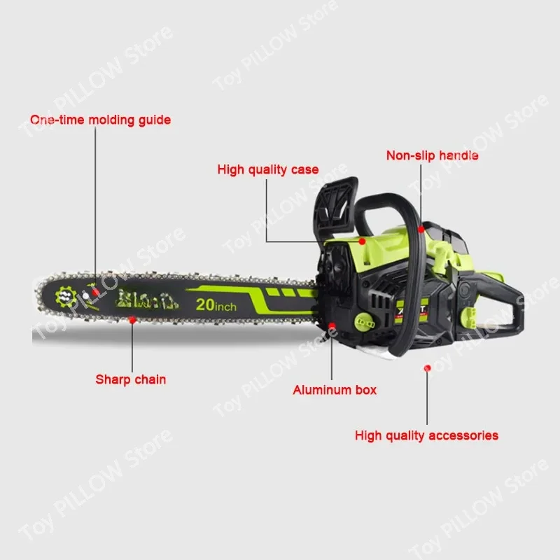 High-power Chainsaw Motorcycle Saw 20 inch New Logging   Gasoline  Cross-border Tree Cutting Machine