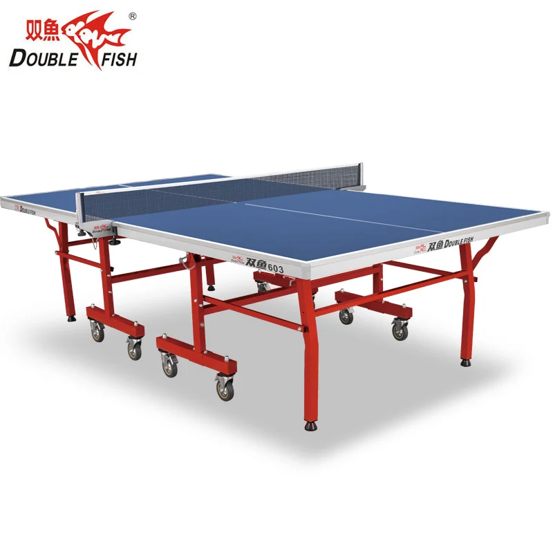 OEM Professional 25mm Folding Table Tennis Set with Wheels and Adjustable Height