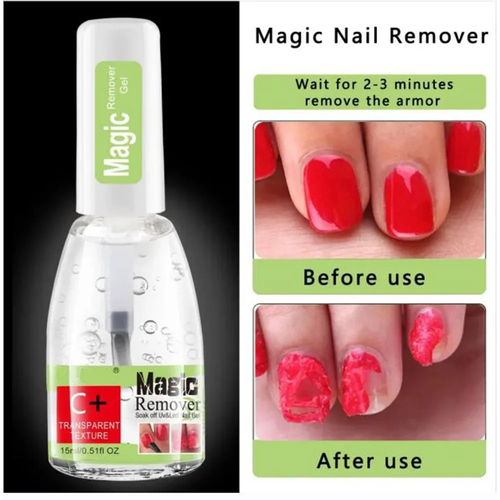 Magische Professionele Gellak Permanente Nagelverwijderaar Polish Eliminator Cleanup Tools Ontvetter Asily Handige Nagels Vloeistof