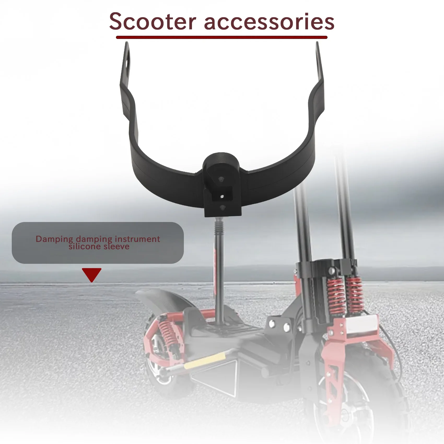 Juego de combinación de accesorios para Scooter M365/M187/Pro, gancho especial, medidor de amortiguación, funda de silicona