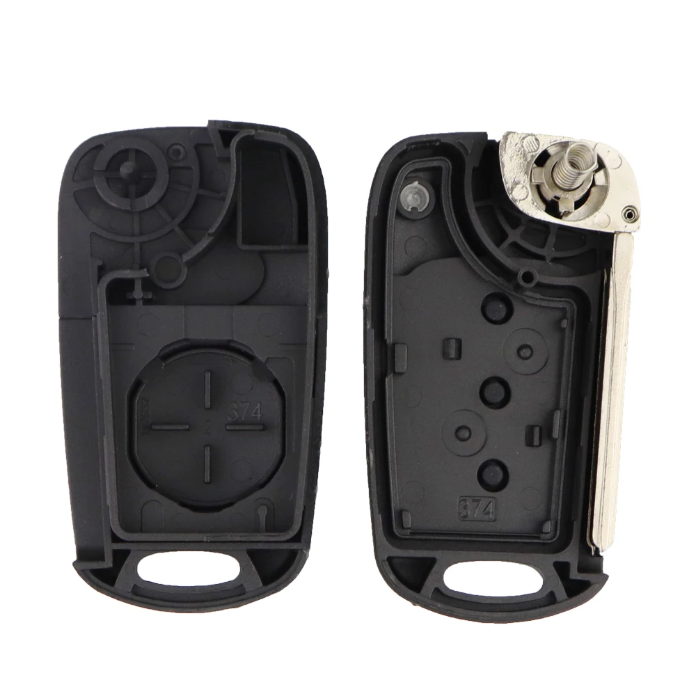 YIQIXIN Keyless Entry Fob Cover Car Alarm Housing 3 Buttons For Hyundai Accent Folding Remote Key Shell Smart Case Replacement