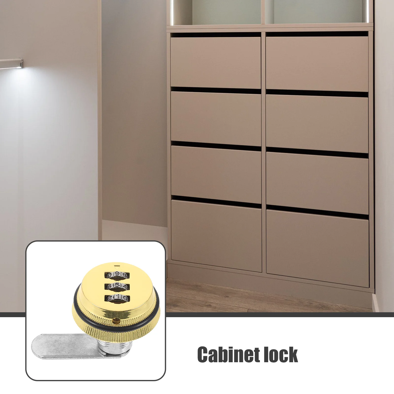 

Password Cabinet Lock Metal Combination Coded Lock for Drawer File Cabinet Security Showcase Drawer Locks Cupboard Locks