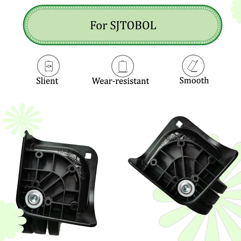 For SJTOBOL -T77 Shock Absorbing Wheels Universal Wheels 360° Shock Absorbing Accessories Pulleys Luggage Accessories Luggage