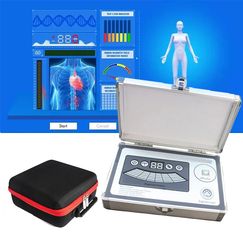 

2023 NEW Body Quantum Analyzer Magnetic Resonance Health Analyzer 54 Checking Reports set Portable Tesing Healthy Body Machine