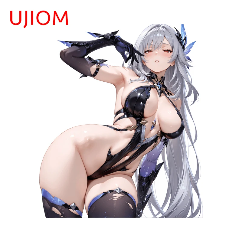 UJIOM Alluring Genshin Impact Skirik Wall Stickers Attrative Room Decoration Accessories Decals Suitable for Smooth Surfaces - Image 6