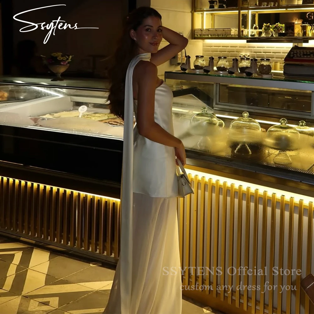 SSYTENS Elegant Strapless Mermaid Evening Dresses Ladies Sleeveless Special Party Dress Ceremony Floor Prom Gowns Customized