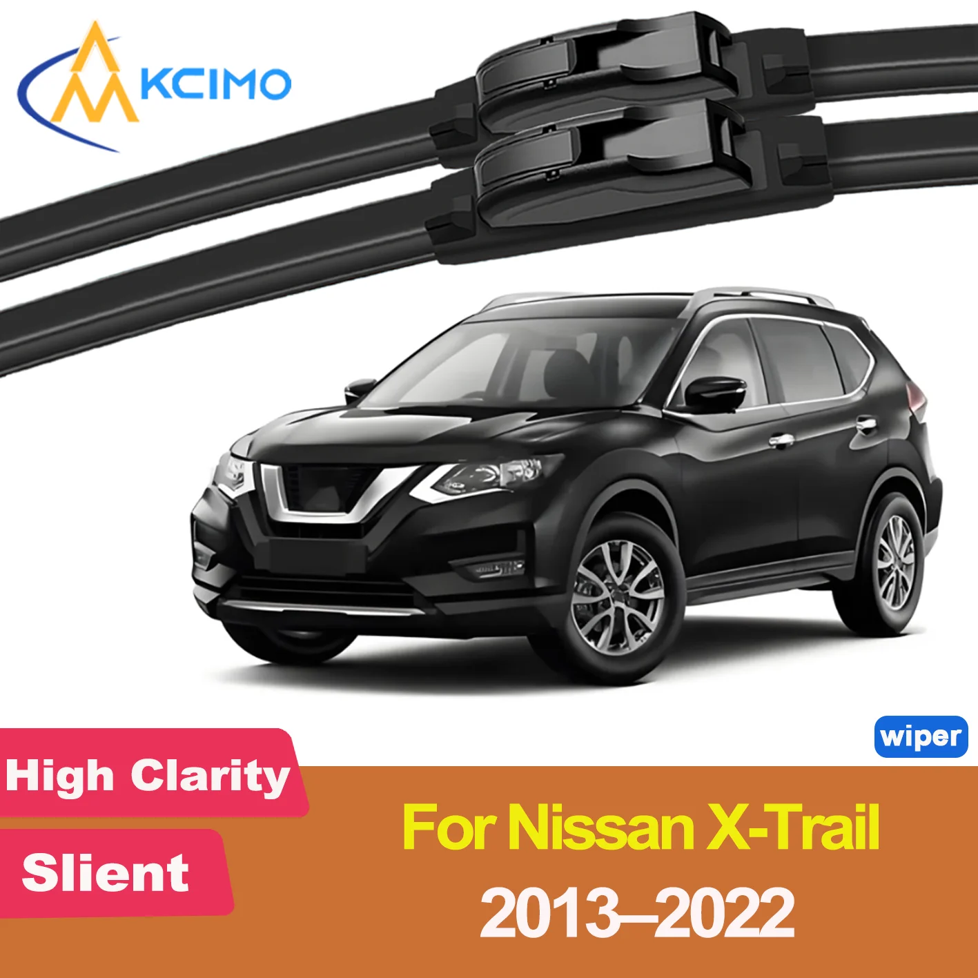 

KCIMO 2PCS New Wiper Blades for Nissan X-Trail T32 2013-2022 Nissan Rogue Nissan X-Trail Honor (China, 2021-present)[22] Front