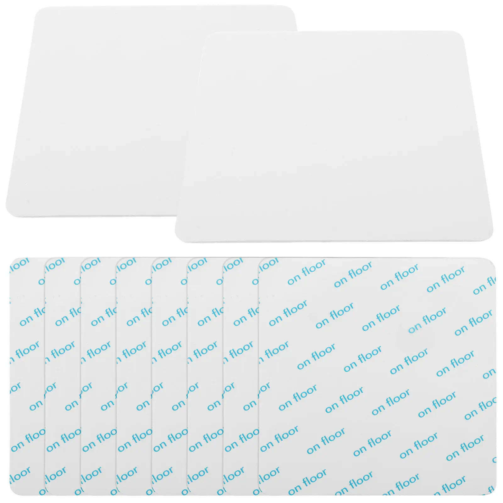 10Pcs Heavy Duty Carpet Tape Pads Non Slip Rug Pad for Tile Laminate Hardwood Floors Kitchen Bathroom Workshop