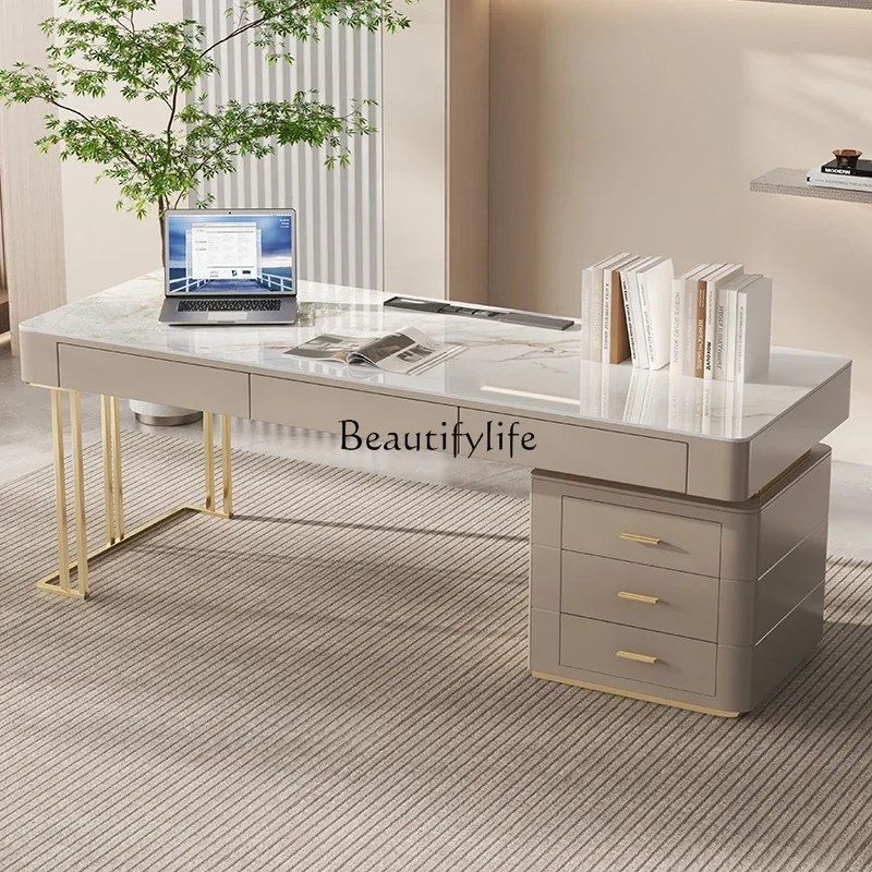 

09Slate Nordic study light simple modern writing desk desktop computer desk