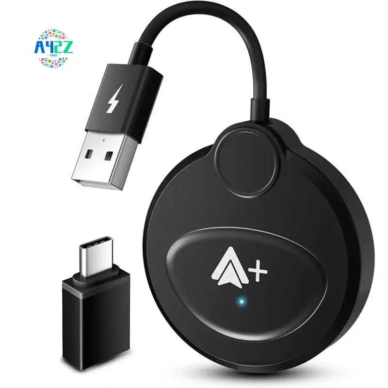 

A42Z-Car Wireless Adapter With Youtube,Tiktok For Cars,Super Fast Upgrade From Wired To Wireless, For Android 11+ Phone