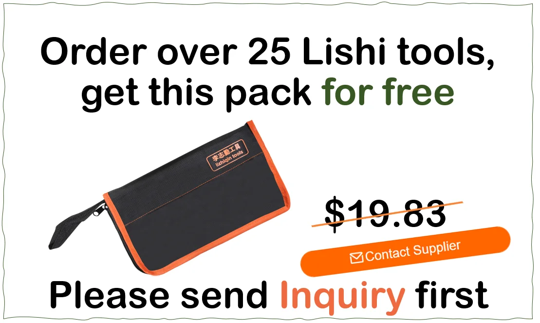 حقيقي Lishi 2in1 أداة مجموعة التخصيص 61 قطعة قفل السيارة اختيار فك الأقفال لوازم قفل قطف عدة #3