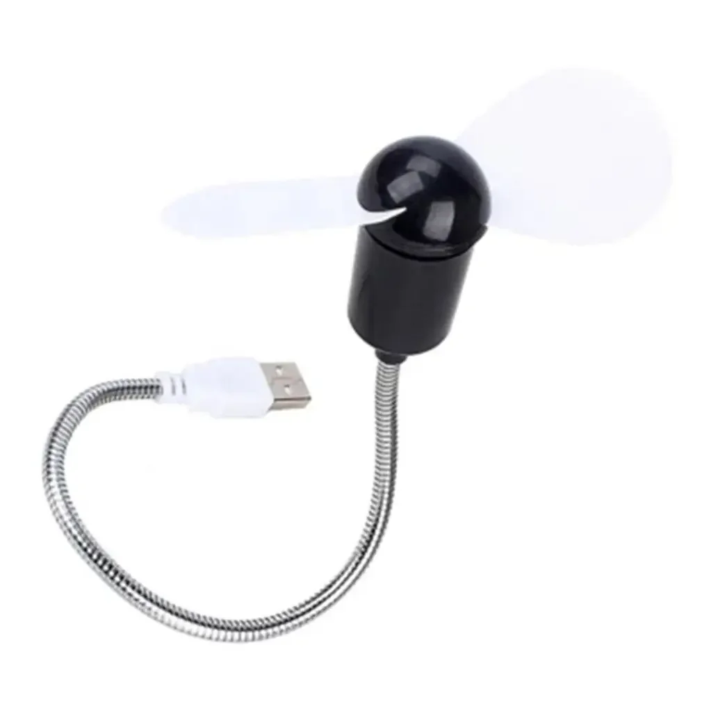 Portable Mini Snake Air Cooling Fan Silent Soft Leaf USB Computer Fan