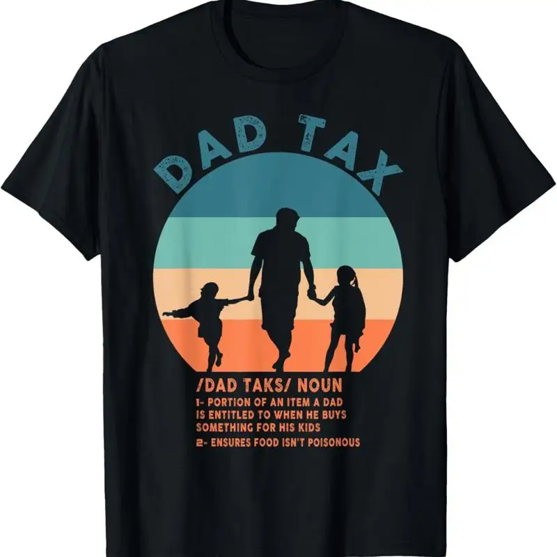 

Vintage Dad Tax Definition Men Funny Father'S Day T Shirt