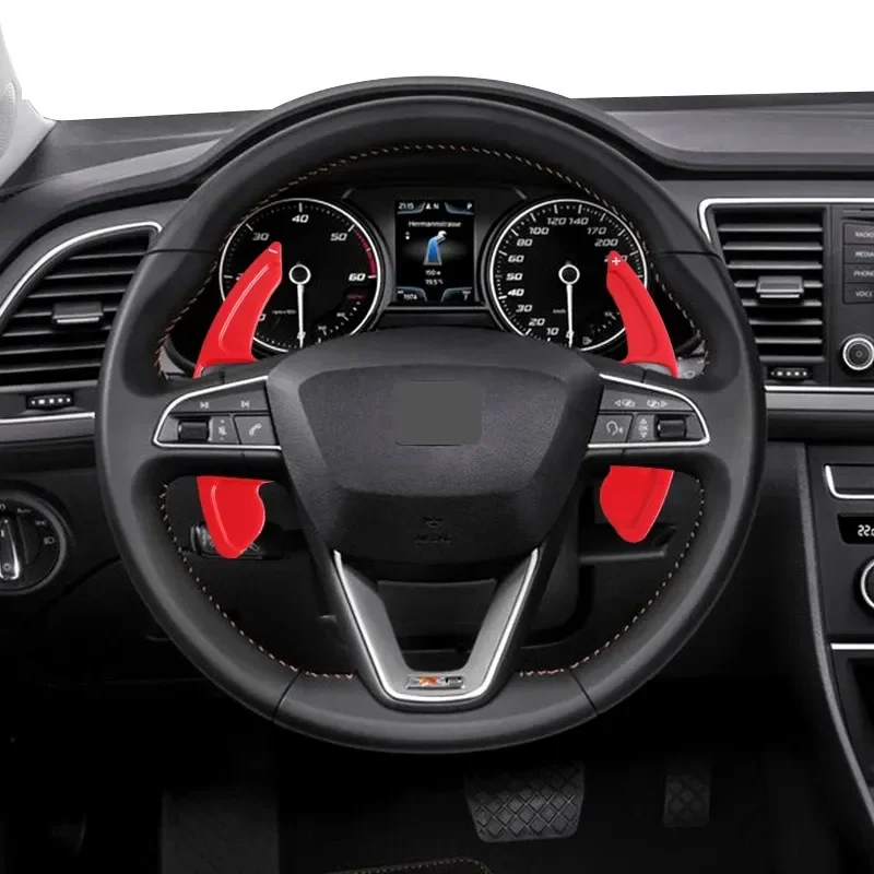 Car Steering Wheel Paddle Shifter Paddle Gear Shift Extension For Seat Alhambra Ateca Leon 5F FR Tarraco Ibiza 6P Cupra ST