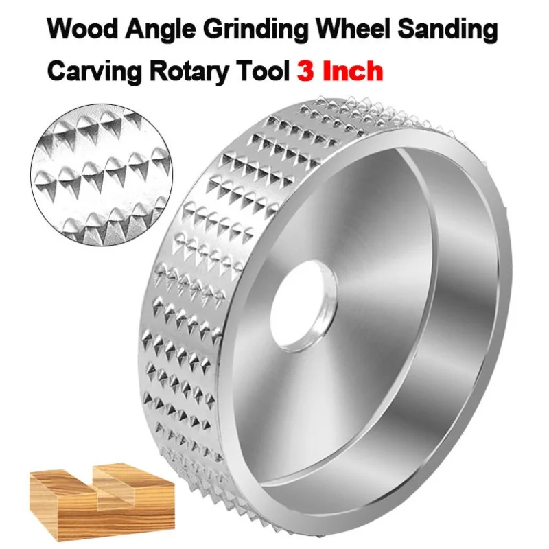 1pcs Wood Angle Grinding Wheel Angle Grinder Wood Carving Disc Aperture 16mm/22mm Wood Grinding Shaping Disc for Angle Grinders