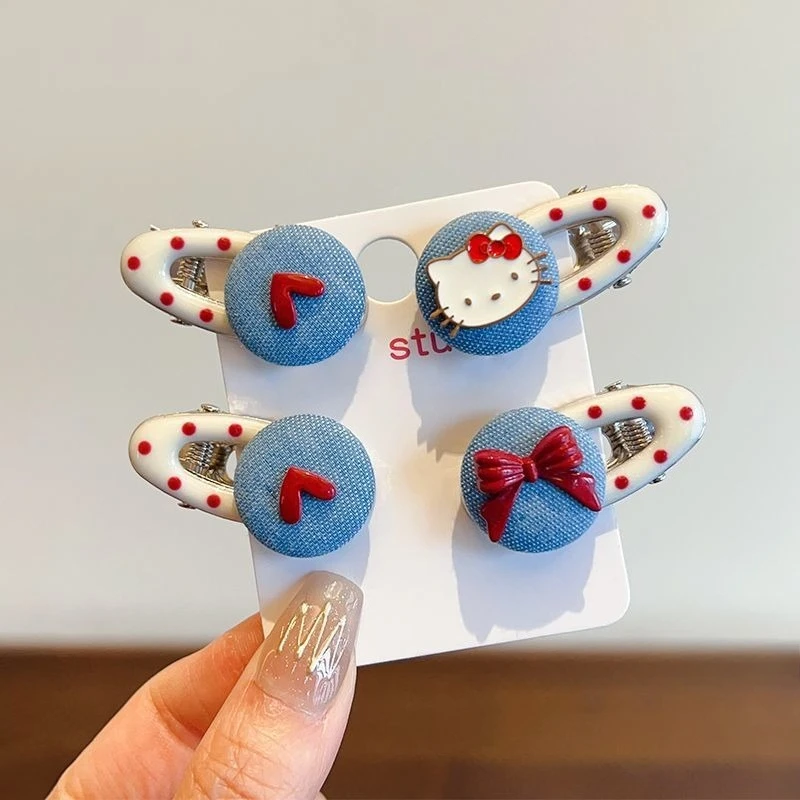 kawaii-sanrio-hello-kitty-красная-милая-заколка-для-волос-новые-модные-аксессуары-для-волос-милая-заколка-для-волос-подарок-для-детей-подарок-на-день-рождения