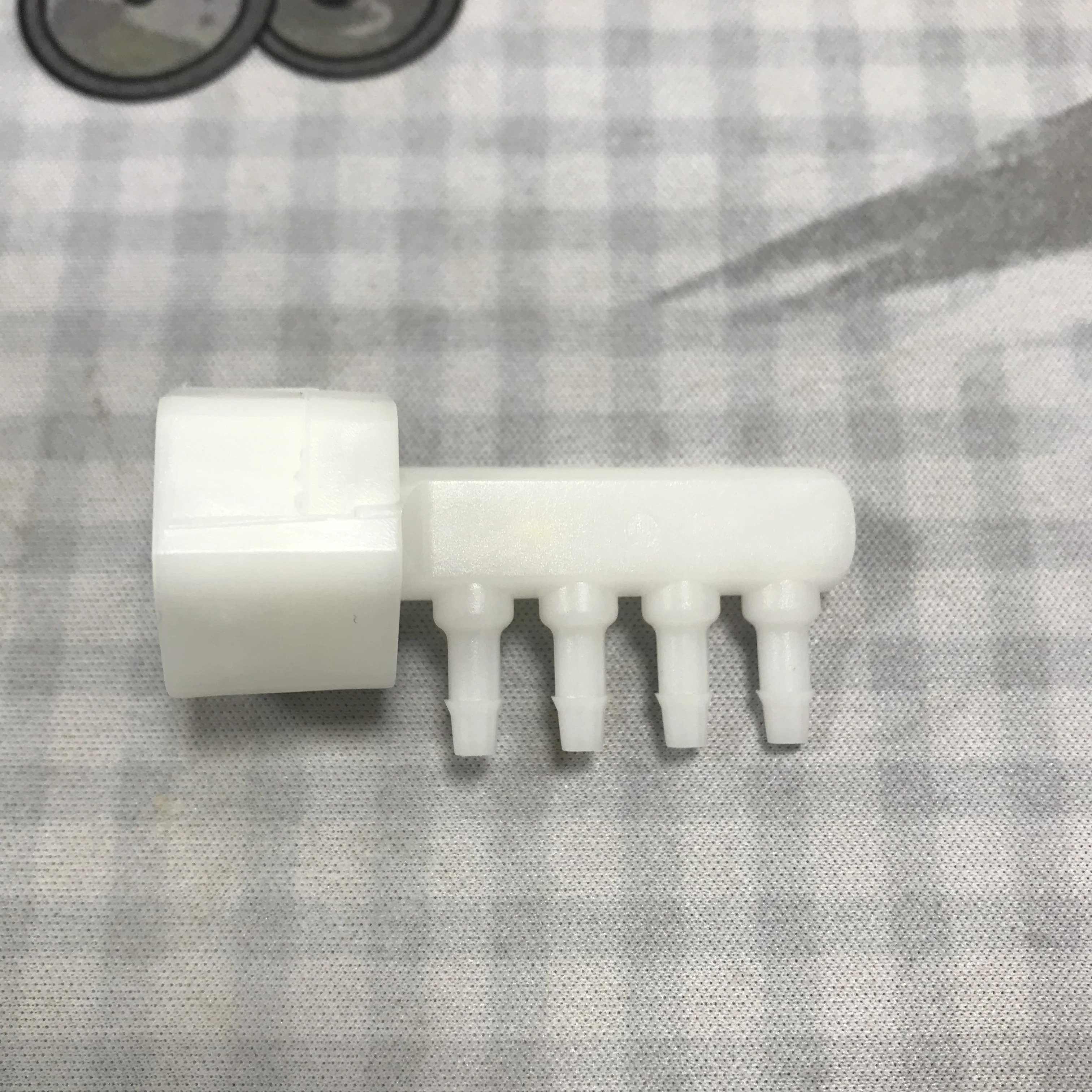 5PCS UV solvent printer bulk ink system CISS 1.5L 1.8L 2L UV sub ink tank adapter ink cartridge switch connector 2 holes 1 hole